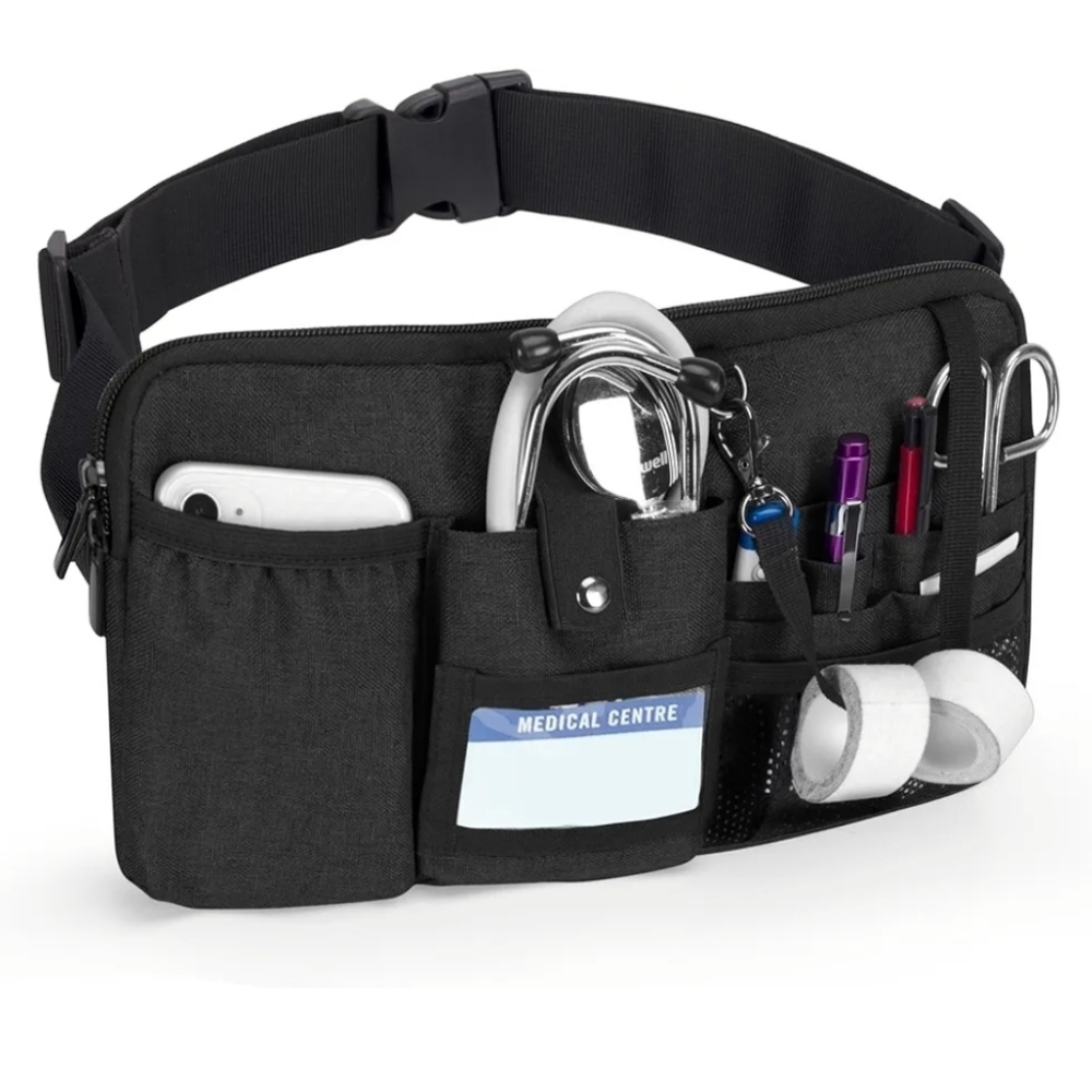 Waist Hip Sack Nurse Fanny Pack With 12 Pockets